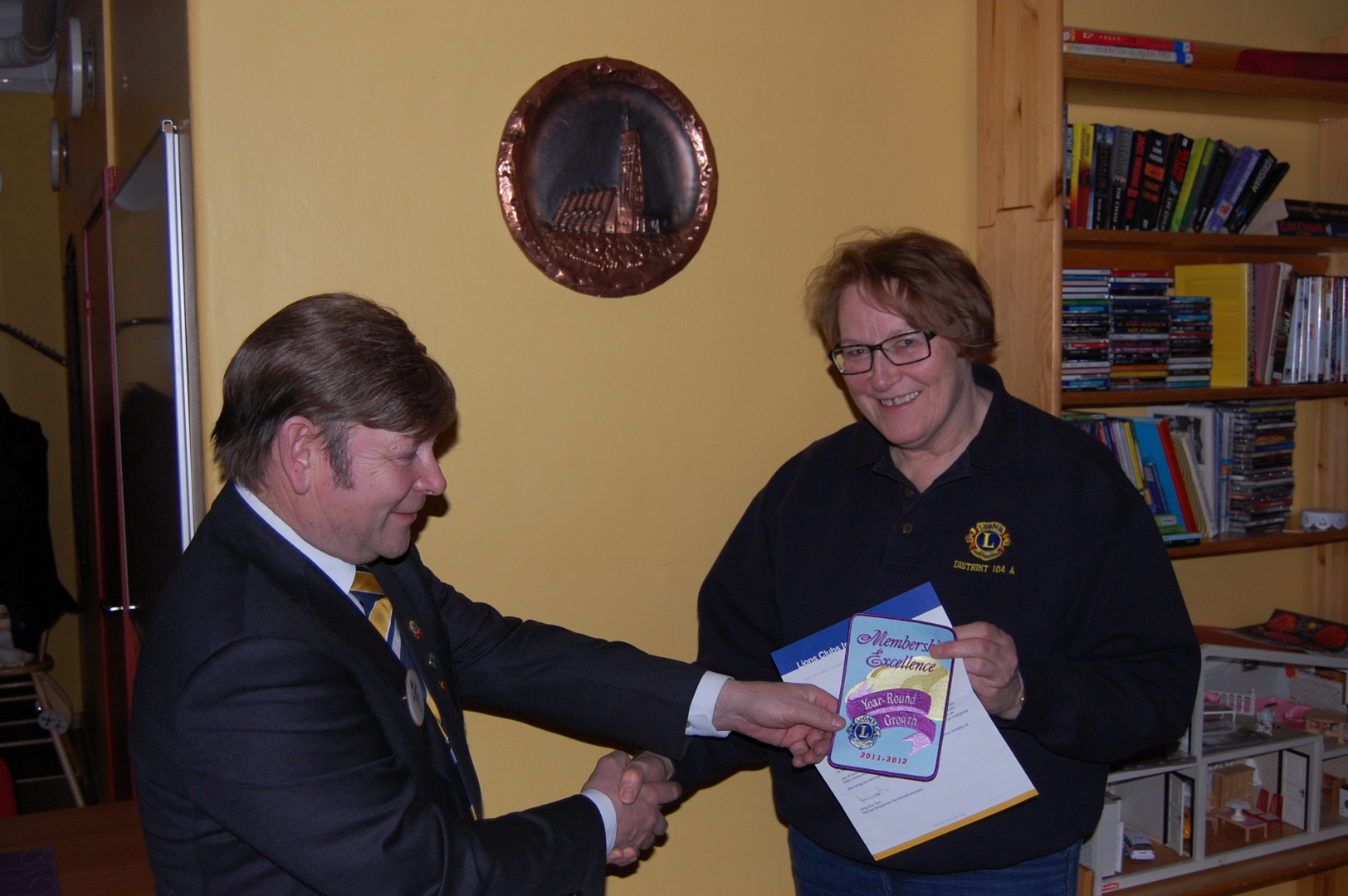 Lions klubb Hammerfest mottar anerkjennelse intern