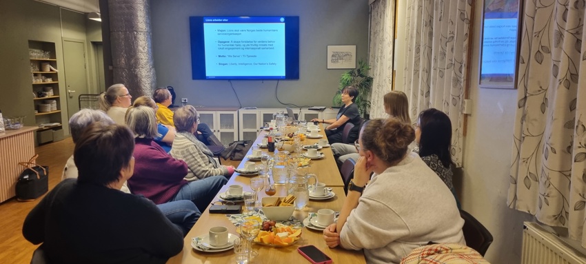 Informasjonsmøte om Lions Club av Evy Einarsen